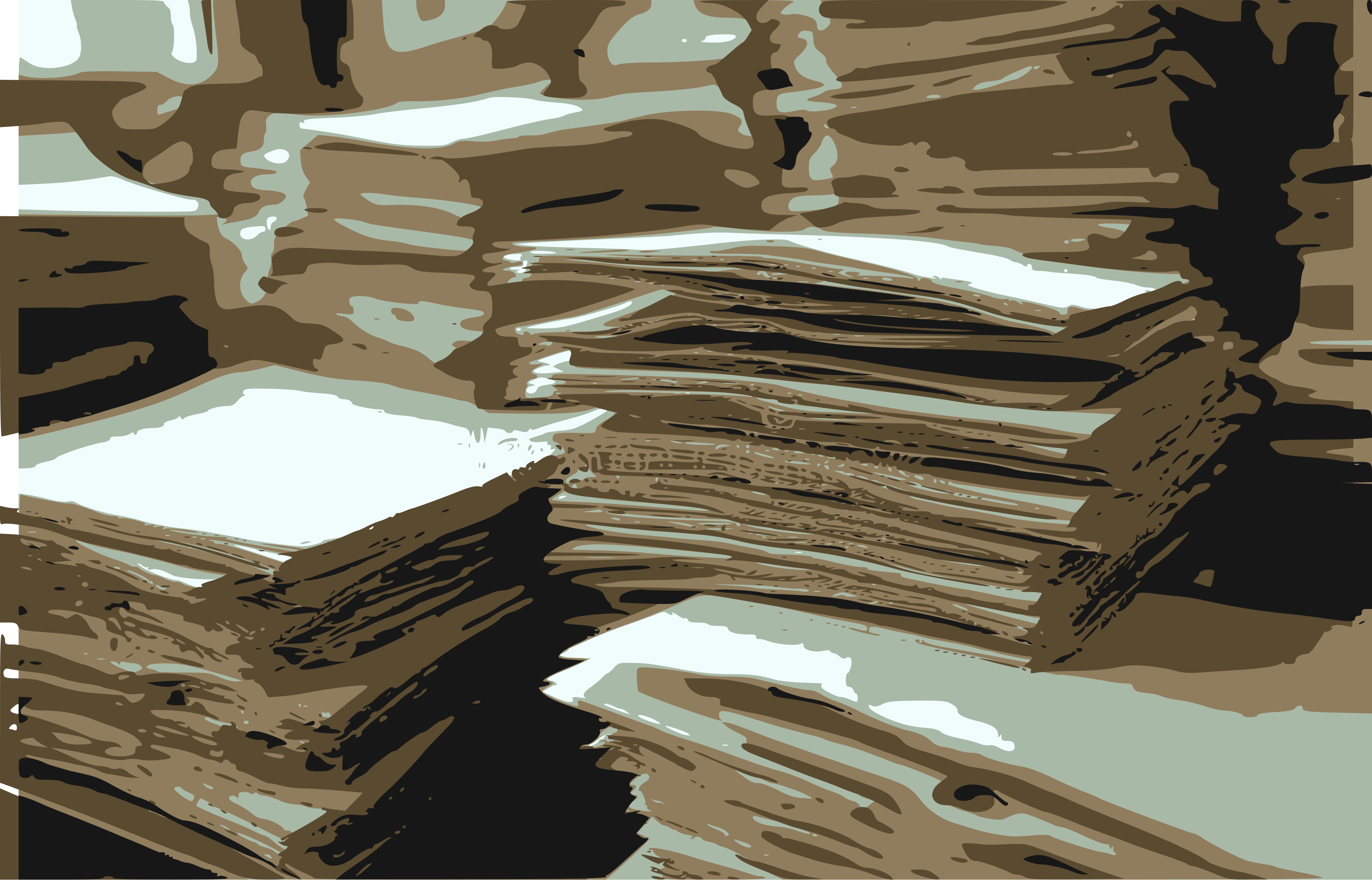 Government records shelves